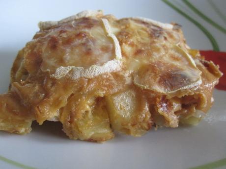 Tartiflette à la crème d'ail