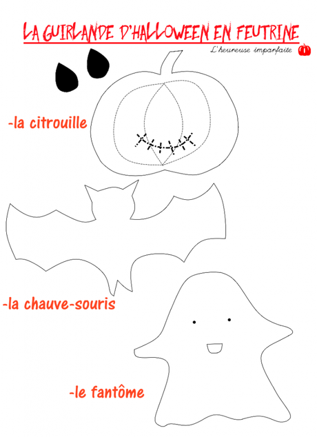 DIY : la petite guirlande d’Halloween en feutrine