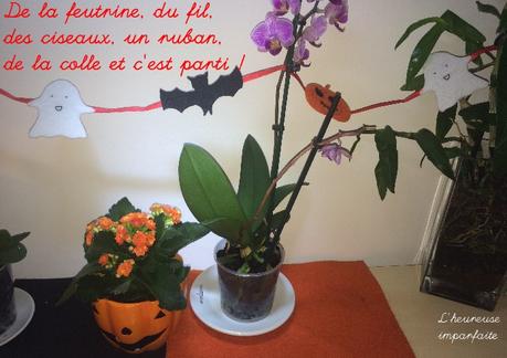 DIY : la petite guirlande d’Halloween en feutrine