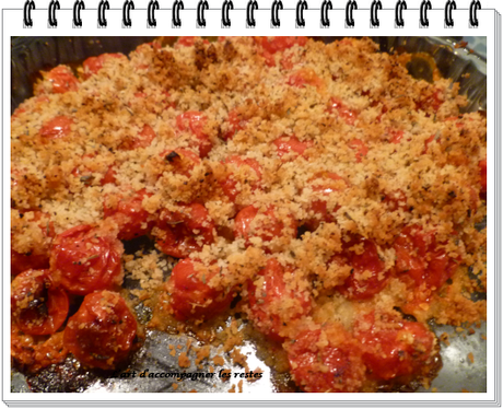 Tomates cerise rôties en crumble1