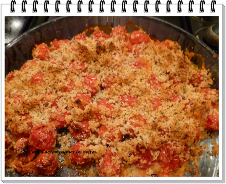 Tomates cerise rôties en crumble3