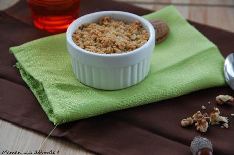 Crumble patate douce, noisette et cannelle1