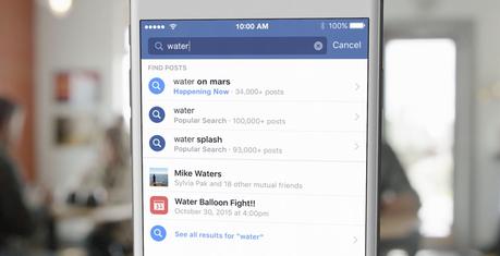 Facebook améliore son moteur de recherche, mais pas sa version française