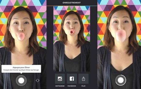 «Boomerang» sur iPhone permet la réalisation de mini vidéo d'une seconde