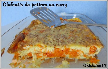 Clafoutis de potiron au curry