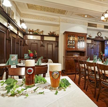 Salle à manger du Löwerbräu à Adelsdorf