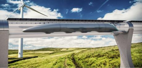 Image d'illustration du prototype d'Hyperloop. (Hyperloop Transportation Technologies)