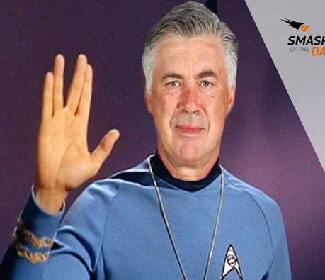 Ancelotti bientôt aux côtés de Monsieur Spock