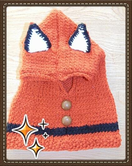 Explications à ma façon d'une cagoule/capuche orange