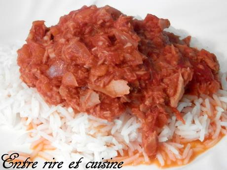 Curry de Thon à la Tomate {cuisine du placard}