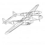 dessin d avion de guerre