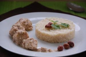 Poulet noisette et Riz coco