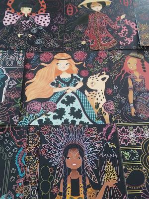 Nouveautés Septembre 2015 Loisirs créatifs chez Gründ : Cartes à gratter, Origamis, Coloriages meveilleux