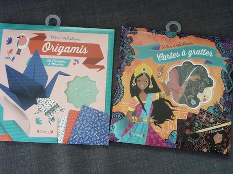 Nouveautés Septembre 2015 Loisirs créatifs chez Gründ : Cartes à gratter, Origamis, Coloriages meveilleux