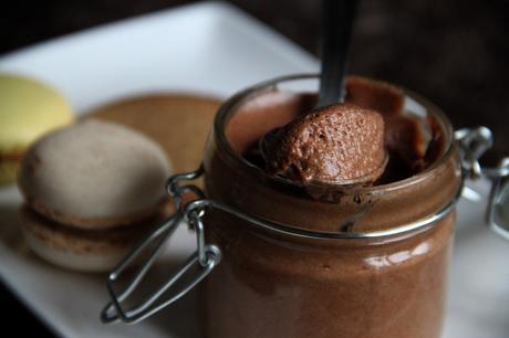 Mousse au chocolat à la crème de marrons