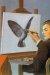 1936, René Magritte : La clairvoyance