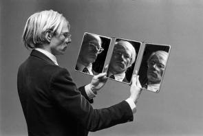 1977, Andy Warhol, photo de Philippe Morillon