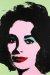 1963, Andy Warhol : Liz #3 [Early Colored Liz]