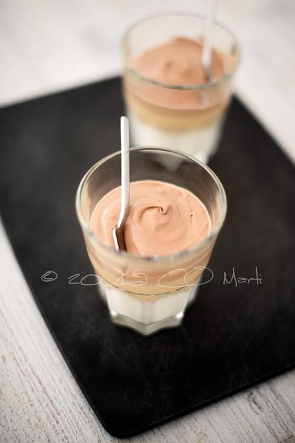 Une panna cotta en 3 étages, très très gourmande !