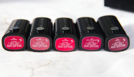 Dashing,blow, boy georgous, so sofia, infamous rouge à lèvres