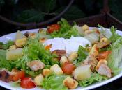 Salade lyonnaise végétarienne