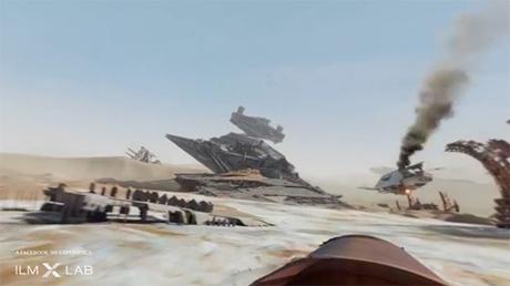 Star Wars VII : la planète Jakku en 360°