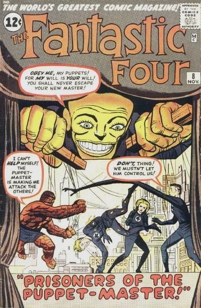 marvel Comics-Fantastic Four #8-1962