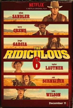 [News/Trailer] The Ridiculous 6 : Adam Sandler réunit un casting spectaculaire et part à la conquête de l’Ouest !