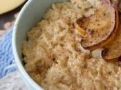 Porridge sans lactose pommes chaudes, amandes miel