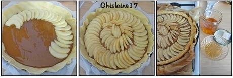 Tarte aux pommes et crème de spéculoos
