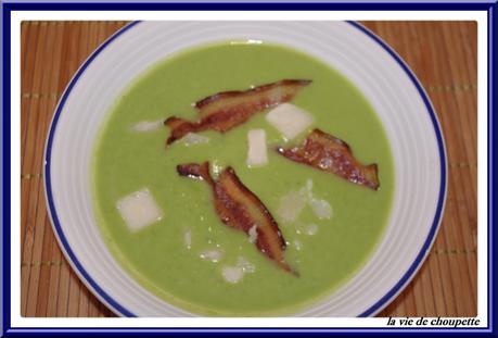 velouté de petits pois au lard-203