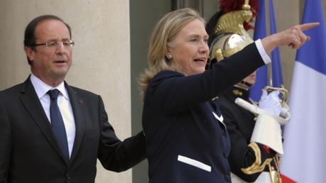 hillary clinton,françois hollande,