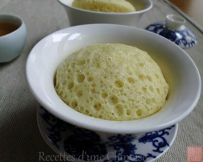 Gâteau vapeur au gingembre 盖碗蒸糕 gàiwǎn zhēng gāo