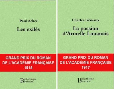 Doublé au Grand Prix du roman de l'Académie française