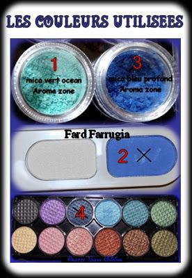 Tuto maquillage inspiration Blue Cocktail !