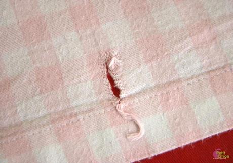 Nouvelle technique de couture : raccommoder un accroc dans un vêtement