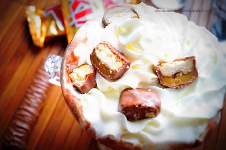 Chocolat chaud maison au Twix ®