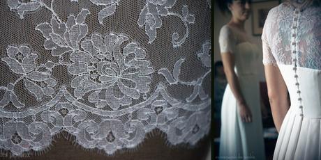 Choisir sa dentelle – robe de mariée créateur Montpellier