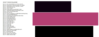 1272. 30 days Tv show Challenge - partie 2