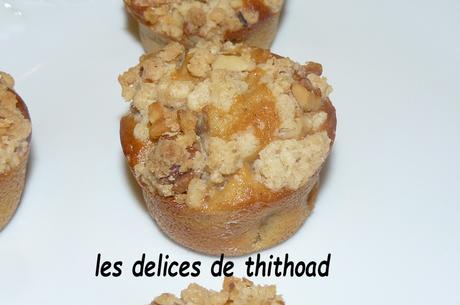 muffins pommes érables et noix