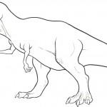 dessin de t rex a imprimer