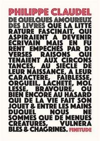 De quelques amoureux des livres, Philippe Claudel