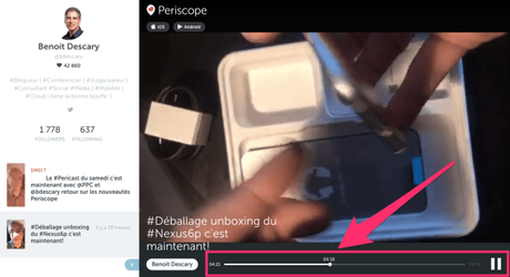 Periscope : le lecteur vidéo Web s’enrichit de quelques outils