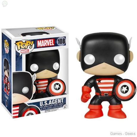 Petite Sélection de Figurines Funko Captain America US Agent Pop Vinyl Figure Petite Sélection de Figurines Funko POP geek Funko figurine