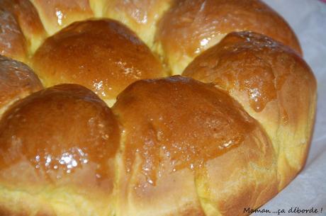 Pain brioché  au potiron