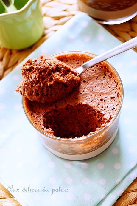 Mousse au chocolat sans oeufs ni crème (vegan)