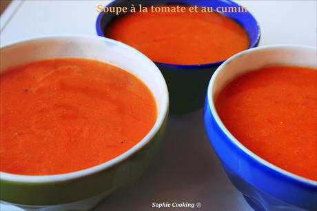 Soupe minceur de tomates au cumin