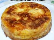 quiche sans pâte chèvre surimis