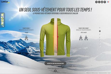 Wed'ze 2Warm, un sous-vêtement de ski réversible à 2 niveaux de chaleur -  Paperblog