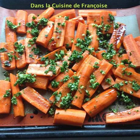 carottes rôties ail persil